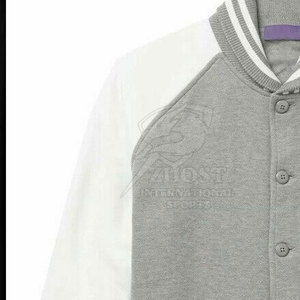 แจ็คเก็ตเลตเตอร์แมนสตรีทแวร์สวมใส่สบายพร้อมกระดุมแป๊ก แจ็คเก็ตเลตเตอร์แมนลำลองคลาสสิกสำหรับผู้ชาย - Product Image 6