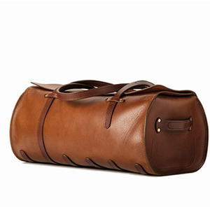 Sac de Voyage de Luxe en Cuir Véritable, Sac Polochon en Cuir pour Hommes, Sac de Week-end, Sac Fourre-tout Cabine à Prix de Gros - Product Image 4
