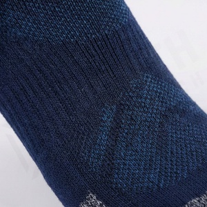 Ankle <b>Socks</b> Geometric Pattern Blue Breathable Running Sports <b>Socks</b> for Adults Summer Thin Knitted <b>Polyester</b> Spandex - Product Image 5
