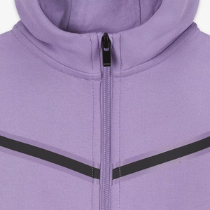 New Custom Design Kids Tracksuit Girls Purple Fleece Hoodie and <b>Pants</b> Set Children Tracksuit 2 - Product Image 5
