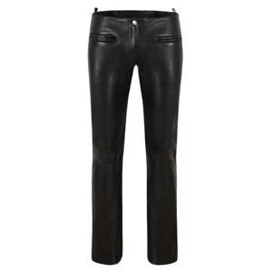 Pantalones Jogger Rojos de Piel Sintética con Cintura Alta y Bolsillos con Cremallera, Ajuste Ceñido, Efecto Levanta Glúteos, Largos y Casuales - Product Image 5