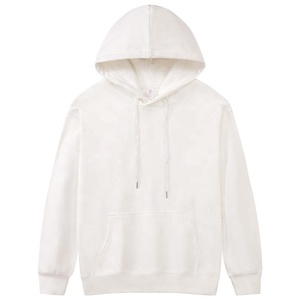 Sudaderas con capucha de algodón de alta calidad 320 Gsm para hombre, sudaderas informales holgadas Unisex, Tops con logotipo personalizado, Sudadera con capucha en blanco para hombre - Product Image 2