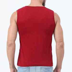 New Tank <b>Top</b> Arrival Men Casual Style Training Tank <b>Top</b> Quick Dry Active Wear High Quality Breathable in <b>black</b> <b>and</b> <b>red</b> - Product Image 4