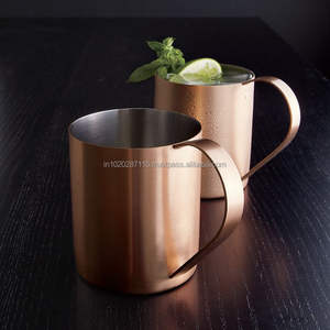 Tazas de cobre martillado vintage con una sensación Premium diseñadas para una presentación elegante y una experiencia de bebida superior - Product Image 3