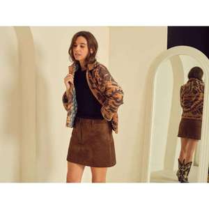 Chaqueta de Mujer con Estampado Bohemio Suzani, Estilo Étnico Vintage, Chaqueta Informal de Invierno con Cuello de Algodón - Product Image 2