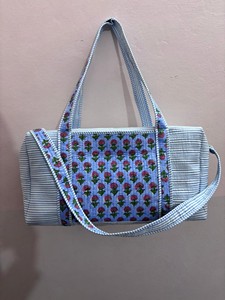 <b>Large</b> Cotton Quilted Duffle Tote Shoulder Patch <b>Bag</b>, Women's Shopping <b>Beach</b> Artist Boho Weekend <b>bag</b> Hand Luggage <b>Bags</b> for Women - Product Image 6