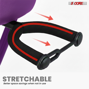 Tabouret et support de guitare pliables 5-en-1 avec siège rembourré, dossier et repose-pieds intégrés - Product Image 6
