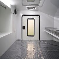 Caravane compacte moderne et légère en fibre de verre pour camping-car, avec cuisine - LIVRAISON GRATUITE À TOUTES LES RÉGIONS
