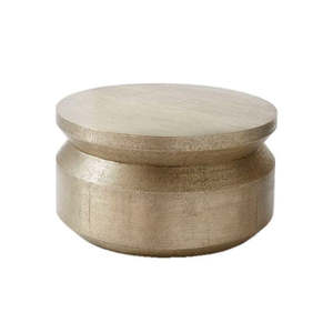 Mesa de centro de aluminio plateado de estilo único en metal para el hogar, sala de estar, villas, uso decorativo, muebles, mesa de centro - Product Image 6