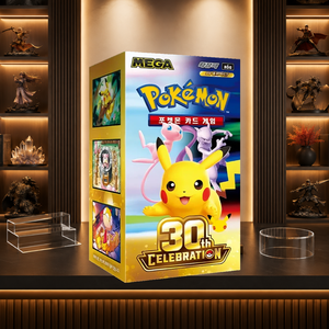 กล่องบูสเตอร์โปเกมอนเกาหลีรุ่นฉลองครบรอบ 30 ปี M6a สำหรับนักสะสม ผู้ขายในตลาด และร้านค้าปลีก - Product Image 2