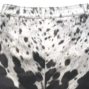 High Street Fashion Elastic Waist Men Cowhide <b>Shorts</b> Top Quality Custom Sublimated Printing Men's Cowhide Fitness <b>Shorts</b> - Product Image 3
