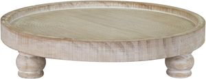 Plato Redondo de Madera para Pastel con Soporte, Diseño Moderno para Exhibición de Postres en Fiestas - Product Image 2