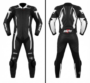 Traje de Carreras Personalizado para Hombre en Cuero Vacuno/Canguro, Mono de Una Pieza con Armadura de Nivel 2 CE, Hecho a Medida, Protección OEM - Product Image 1