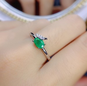 Handmade 925 Silver 18K Gold 4x6mm Oval Empty Bezel Semi Mount 4 Prong Bird <b>Ring</b> Zircon Setting Resin Filling Jewelry Findings - Product Image 6