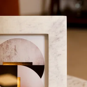 Luxury Marble Photo <b>Frame</b> for Gift 6x4 Inch Tabletop Decorative Picture <b>Frame</b> for Home Bedroom Office Decor - Product Image 2