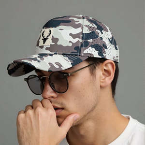 Gorra de Béisbol Táctica Personalizada HG de Lona para Hombre, Visera Curva, Impresión por Transferencia de Calor, Ajustable, para Caza y Deportes al Aire Libre - Product Image 2