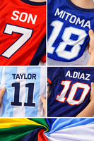 Uniforme de Fútbol Personalizado para Niños, Conjunto de Camiseta de Fútbol con Diseño Personalizado, Equipación Deportiva OEM, Kit de Entrenamiento con Bandera, Verano 100%