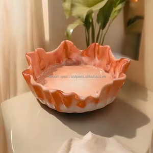 Bols en résine époxy écologiques, peints à la main, traditionnels, pour servir la salade, nouveau design, faits à la main, pour la maison, le jardin, la cuisine, la table - Product Image 1