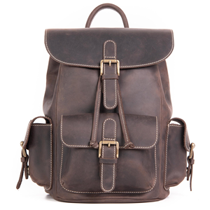 Sac à dos en cuir vintage Vizenta - Product Image 1