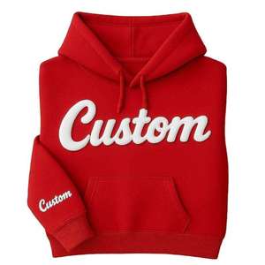 Sudadera con Capucha Extra Grande de Felpa Francesa Personalizada, Algodón Premium, Fabricante de Ropa al por Mayor OEM ODM - Product Image 4