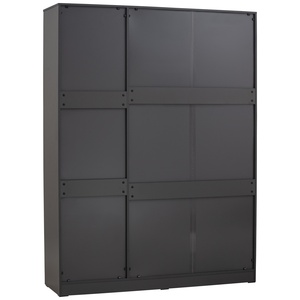 Modern KD Design Laminated Board 3 Door Bedroom <b>Wardrobe</b> <b>Large</b> Capacity Wooden Closet Cabinet for Bedroom and Small Apartment - Product Image 3