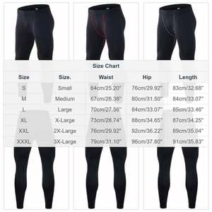 Wholesale <b>Men's</b> <b>Compression</b> Pants Athletic Workout Leggings Running <b>Tights</b> Gym Base Layer Pants Stretch Yoga Basketball Waist - Product Image 6