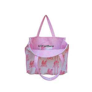 Bolso Tote de Algodón a Rayas Vintage de Lujo de Alta Gama para Mujer, con Asa Larga, Ideal para Viajes de Verano, Playa, Almacenamiento y Exhibición - Product Image 5