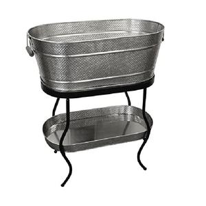 Nouvel Arrivage Bac à Vin Métallique Écologique pour Jardin en Fer Galvanisé, Bac Ovale en Étain, Bac à Vin Ovale, Personnalisable en Taille, Forme et Couleur - Product Image 3