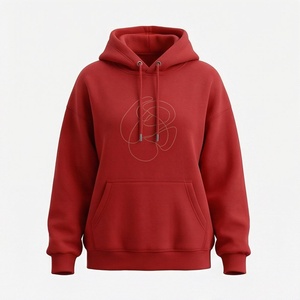 Sweat-shirts à capuche surdimensionnés pour femmes de qualité supérieure, en coton molletonné, respirants, imprimés numériquement, couleur personnalisée, pour l'hiver - Product Image 1