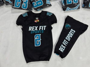 Conjunto de Uniforme de Fútbol Americano Personalizado, Jersey y Pantalones Sublimados, Logotipo y Número Personalizados, Ropa Deportiva Transpirable - Product Image 1