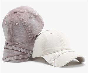 Gorra de Béisbol Unisex de 6 Paneles, Color Sólido, Algodón Lavado, Ajustable, Estilo Casual para Adultos, Uso en las Cuatro Estaciones - Product Image 5