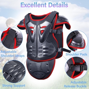 Chaqueta de Motocicleta Blindada Universal para Hombre, Transpirable, de Malla, con Protección Completa en Mangas, Hombros, Codos y Espalda - Product Image 5