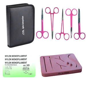 Kit d'entraînement de suture chirurgicale de haute qualité, instruments médicaux chirurgicaux, kit de pratique réglable très vendu - Product Image 1