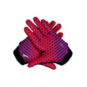 Gants de football américain personnalisés pour adultes et jeunes – Gants de receveur à adhérence collante, respirants, antidérapants pour l'entraînement et les matchs sportifs - Product Image 4