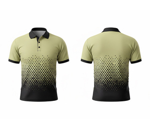 Polos de sport à séchage rapide par sublimation, coutures durables pour hommes, femmes et jeunes, polos actifs à séchage rapide et respirants - Product Image 4