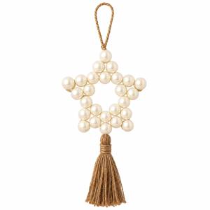 Nouvelle Décoration Suspendue Vintage en Rotin Faite à la Main avec Pompon en Jute, Écologique et Multicolore - Product Image 3