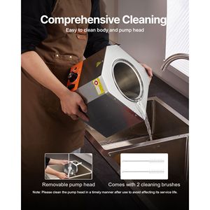 Dispenser Elettrico Commerciale per Formaggio 2.4L, Dispenser in Plastica, Macchina per Cioccolato con Temperatura 86-230 Fahrenheit - Product Image 2