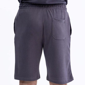 กางเกงขาสั้นออกซ์ฟอร์ดถักสำหรับผู้ชาย สวมใส่สบาย ระบายอากาศได้ดี เอวยางยืด เหมาะสำหรับออกกำลังกายและใส่ในช่วงฤดูร้อน - Product Image 5