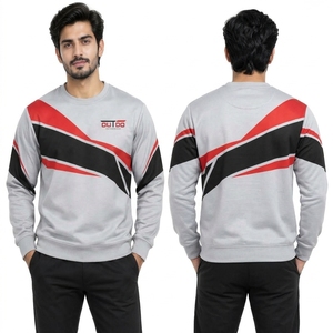 Tissu léger, bords côtelés et construction confortable. Sweat-shirt pour homme conçu avec impression couleur vibrante. - Product Image 6