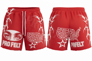 Pantalones Cortos Deportivos Personalizados Estilo Vintage, Modernos, Estampados, Transpirables, de Secado Rápido, con Cordón Ajustable, 100% Algodón - Product Image 4