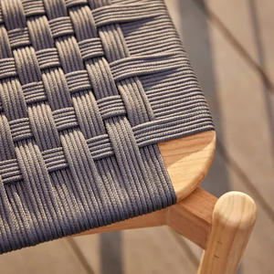 Taburete de Bar Moderno de Madera de Teca, Diseño Ecológico y Duradero, Directo de Fábrica, para Proyectos de Hoteles y Restaurantes - Product Image 4