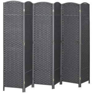 Paravento Pieghevole Grigio Antracite per Alta Privacy, Elegante Divisorio per Ambienti - Product Image 5