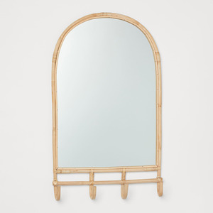 High Quality <b>Cheap</b> Price Rattan Shelf Mirrors Hamade Natural Mirror Shelves - Product Image 2
