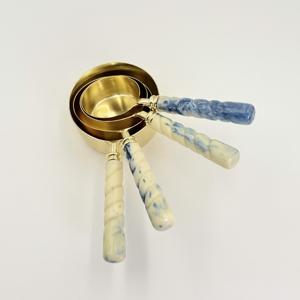 Mejores Precios para Uso Diario: Juego de 4 Tazas Medidoras de Acero Inoxidable con Asas de Resina, Accesorios de Cocina, Herramientas para Hornear - Product Image 2