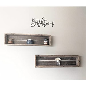 Reclaimed Teak Wood <b>Floating</b> <b>Shelf</b> Antique Grey Weathered - Wholesale - Product Image 3
