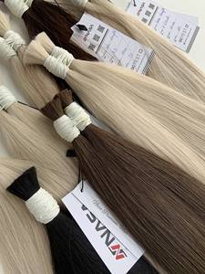 Vente en gros de cheveux en vrac BLONDE couleur 100% cheveux vierges vietnamiens cheveux bruts de haute qualité très doux et soyeux - Product Image 5
