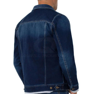 Durable <b>Lightweight</b> Men's Winter <b>Denim</b> Jeans <b>Jacket</b> with Front Logo Windproof & Breathable Casual Stylish Design - Product Image 2