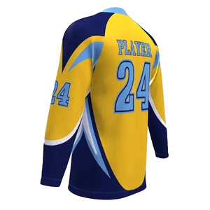 Jersey de Hockey sobre Hielo de Alta Calidad, Servicio OEM, Personalizable, 100% Poliéster, Secado Rápido, Transpirable, Ecológico, Ropa Deportiva para Hombre Adulto - Product Image 4