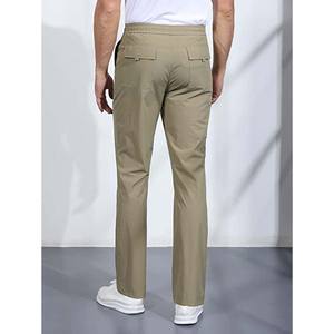 Men’s Lightweight <b>Elastic</b> Waist Jogger Pants Drawstring Slim Fit Casual Trousers, Breathable Stretch Fabric Lounge Streetwear - Product Image 3