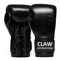 Gants de boxe en cuir de vachette de haute qualité, gants d'entraînement et de sparring professionnels, gants de boxe en cuir PU pour arts martiaux